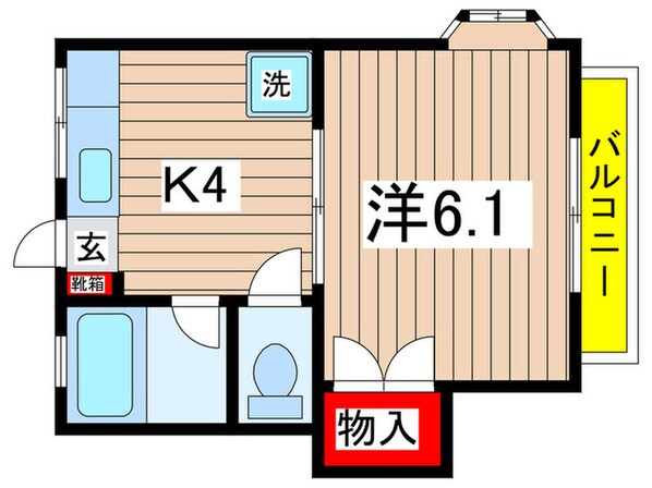 コスモ多摩の物件間取画像